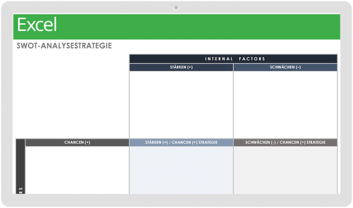 SWOT Analysis Strategy Template 49545 - DE